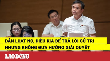 Dẫn luật nọ, điều kia để trả lời cử tri nhưng không đưa hướng giải quyết | Báo Lao Động