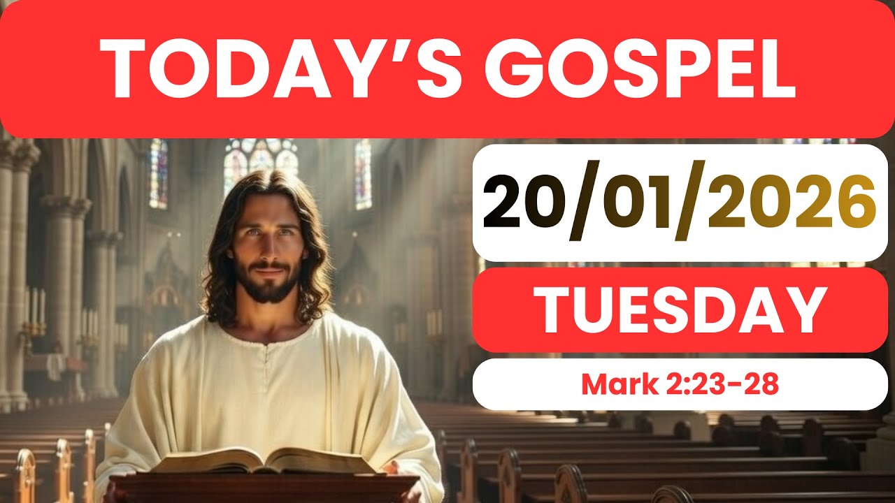 Today's Gospel | Tuesday, January 20, 2026 | Catholic | Daily Liturgy | Mark 