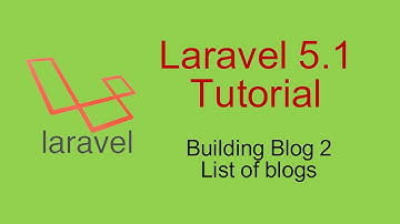 Laravel 5.1 : Building Web Blog 2 - สร้าง View สำหรับแสดงรายการ Blog
