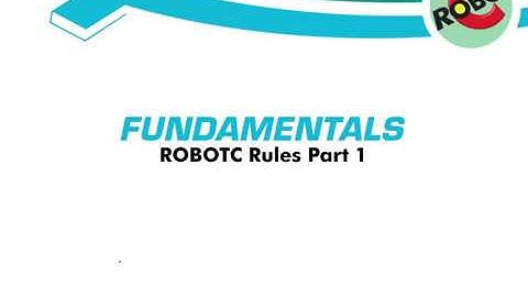 RobotC Rules 1