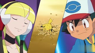 Pokemon black and white ash vs Elisa || 4th unova gym battle || Pokemon Amv