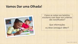 Standards-based Report Card Presentation for Parents - Portuguese Version