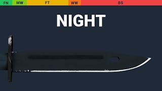 Bayonet Night - Skin Float And Wear Preview