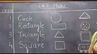 Class LKG | Maths | Topic : Shapes