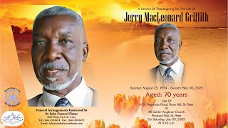 Live Stream of Funeral Service  for  Jerry MacLeonard Griffith