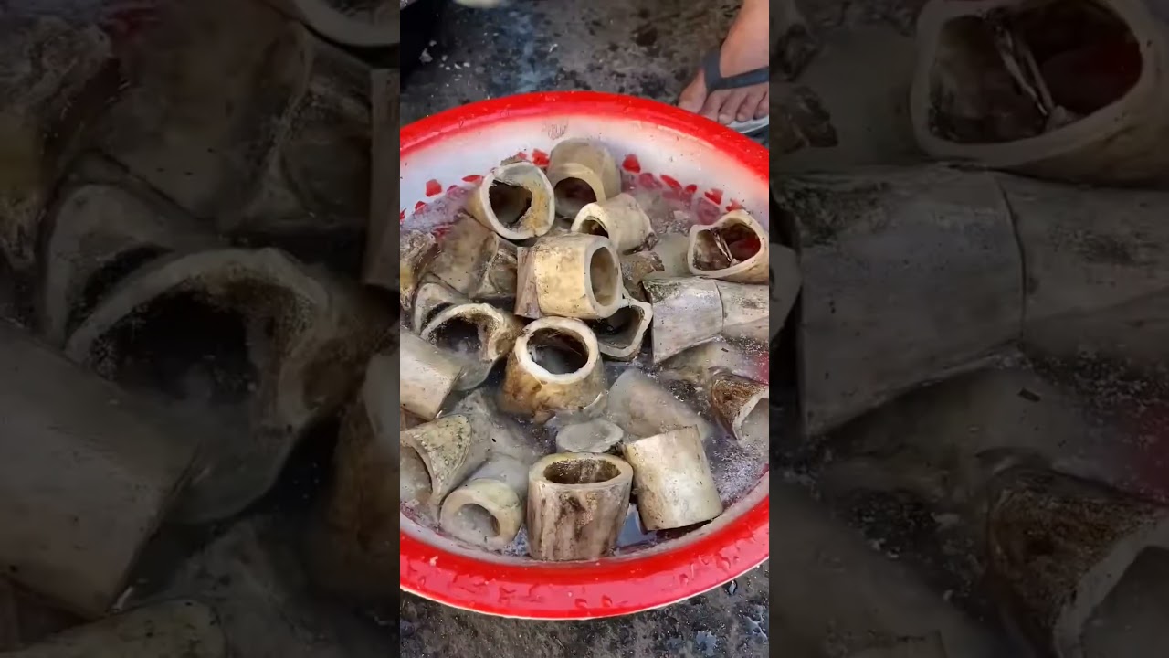 Chinese made mahjong tiles on the bone