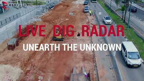 RodRadar Live Dig Radar for Excavators & Backhoes: Automatic, Real-Time Underground Utility Scanner