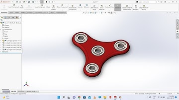 Fidget Spinner Design in SolidWorks | SolidWorks Tutorials for Beginners