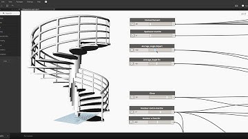 Parametric Stair Case with Dynamo Studio