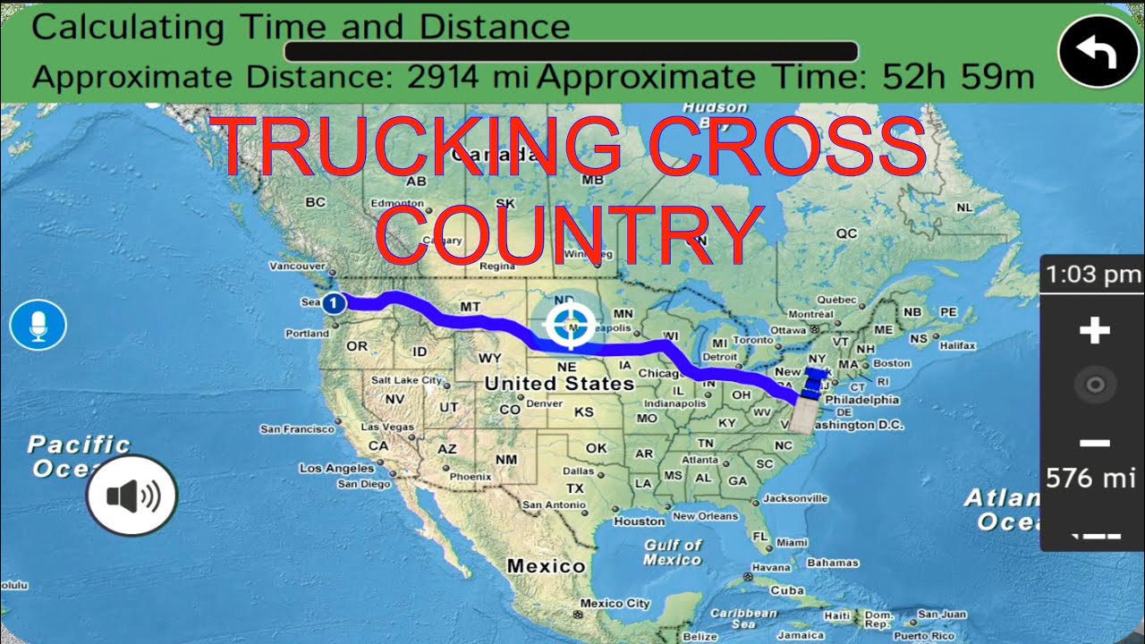May 4, 2024/141 CROSS COUNTRY TRUCKING TO WASHINGTON DAY 1