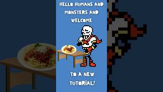 Papyrus Teaches you how to make Spaghetti! #shorts #undertale