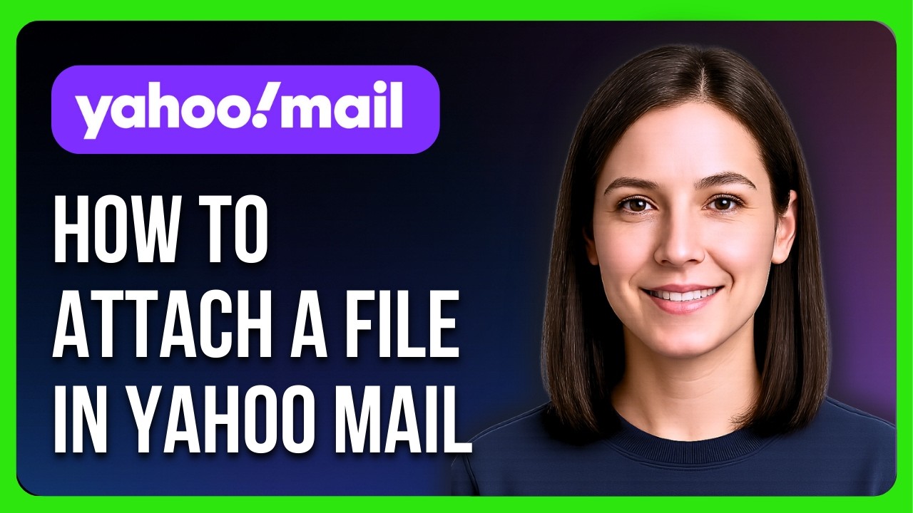How to Attach a File in Yahoo Mail - YouTube