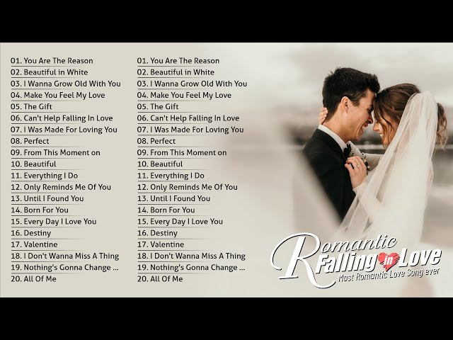 Wedding songs 👗 Most Old Beautiful Love Songs 80s 90s 👭 Romantic