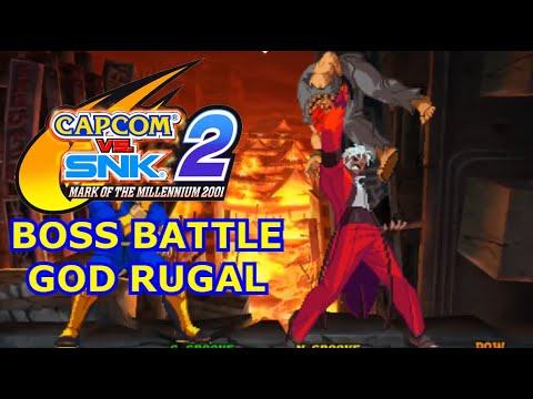 Boss Battle God Rugal !!! Capcom vs SNK 2(Arcade/Naomi) - YouTube