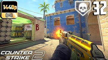 CS2- 32 Kills On Mirage Competitive Full Gameplay #54! (No Commentary)