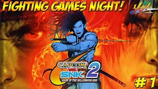 Fighting Game Night: Capcom vs SNK 2! Part 1 - YoVideogames