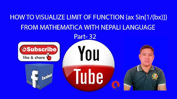 HOW TO VISUALIZE LIMIT OF FUNCTION {ax Sin[1/(bx)]} FROM MATHEMATICA WITH NEPALI LANGUAGE Part - 32