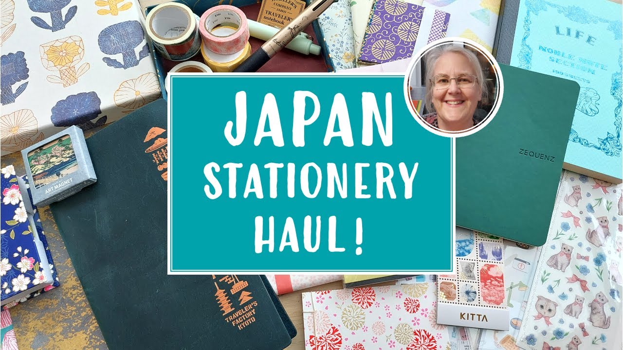 My JAPAN STATIONERY Haul! Tokyo and Kyoto Paper Supply Finds!