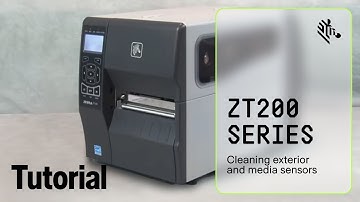 Zebra ZT200 Series How-To Clean Media Sensor & Exterior