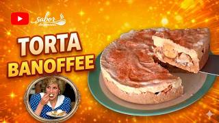 Receita de TORTA BANOFFEE fácil pra fazer em casa