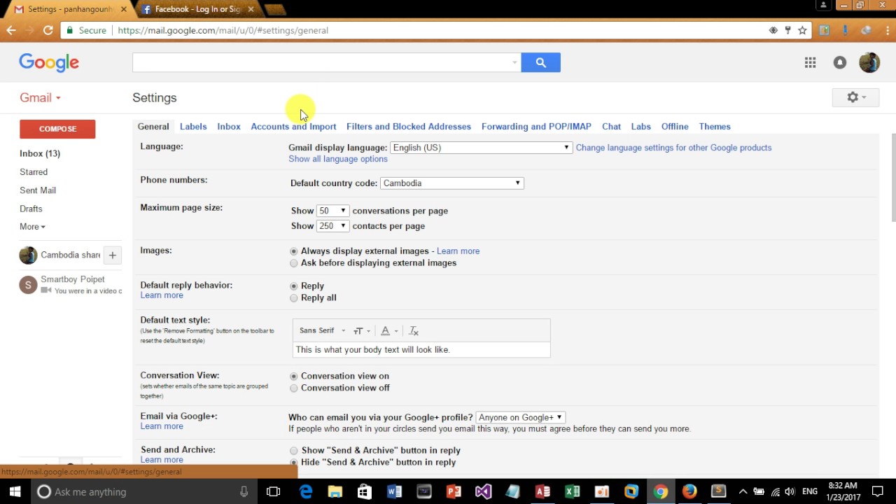 ITKH How To Change Gmail Name Speak Khmer Khmer IT YouTube