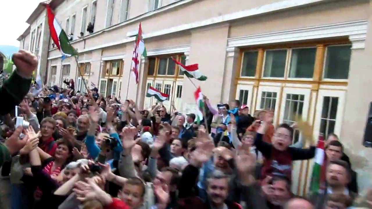 The Csíksomlyó  Express arriving into Gyimesbükk, 2010.