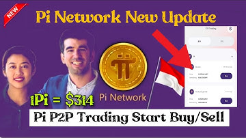 Boom 💥 Pi Network New Update 🤯 First Pi P2P Trading Service Start Buy/Sell 🤩 1Pi = $314 🤑🎉 #crypto