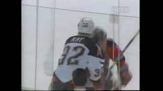 Rob Ray's goal against Devils, december 1996 Details