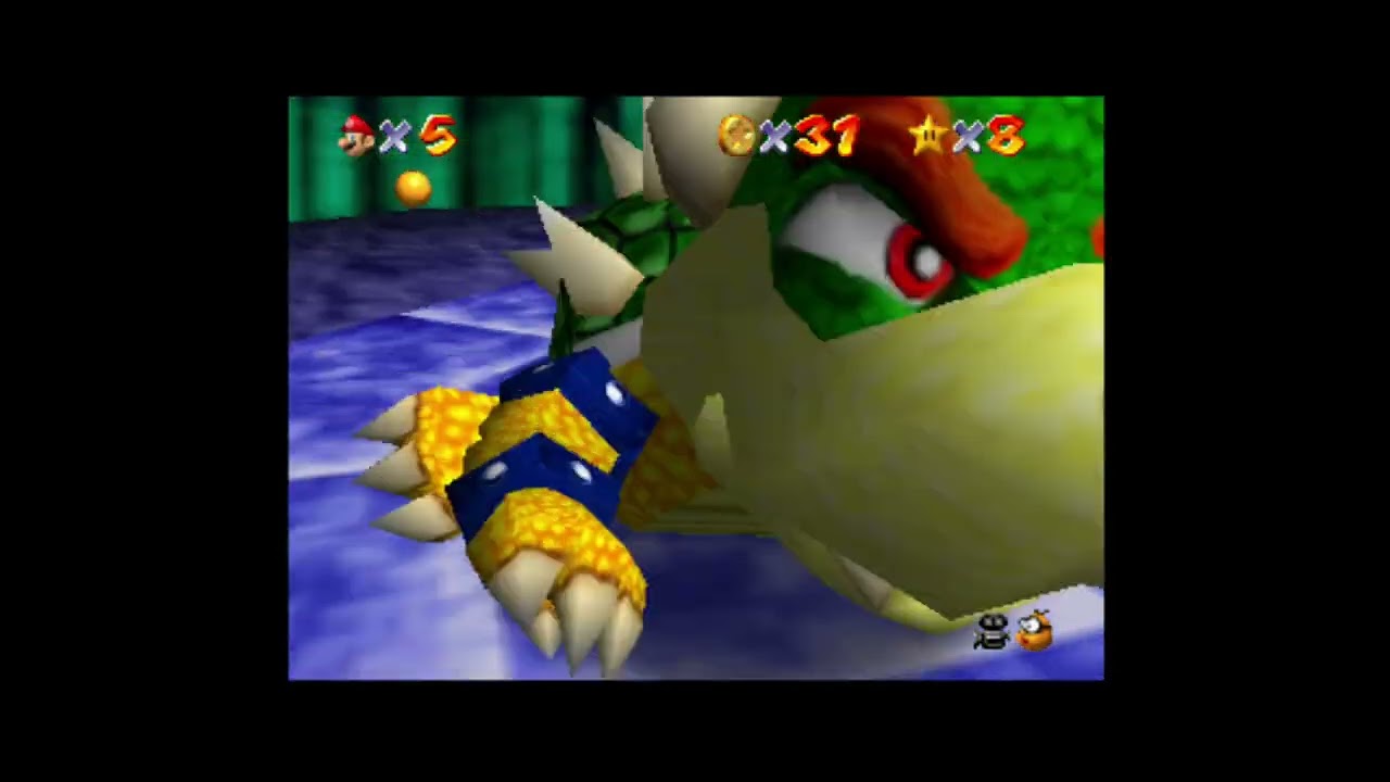 Mario 64 Battle against the bouser