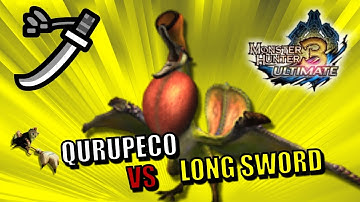 MH3U Qurupeco vs Long Sword