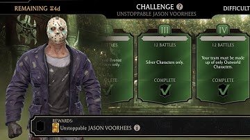 MK Mobile | Unstoppable Jason Voorhees Challenge | Unstoppable Jason Voorhees BOSS FIGHT