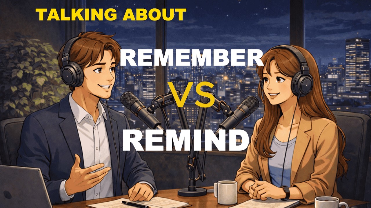 Remember vs Remind in English Grammar | Learn Confusing Grammar Easily | English Learner Classes