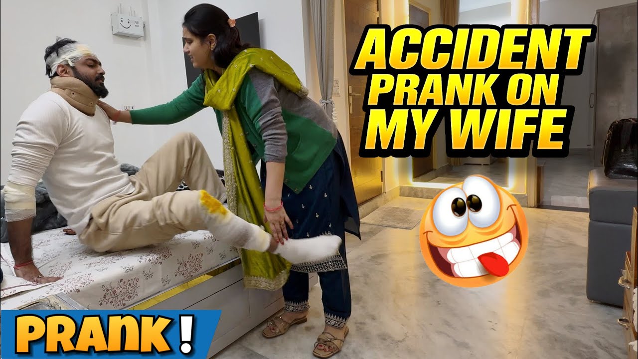 Accident Prank on Wife Gone WRONG 😱 | Emotional Reaction | Couple Prank Vlog