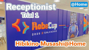 RoboCup 2025 | Receptionist - HMA Trial 1