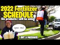2022 fertilizer schedule ~ 6 products to use! Watch till the end for a surprise!