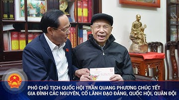 Phó Chủ tịch Quốc hội chúc Tết gia đình các nguyên, cố lãnh đạo Đảng, Quốc hội, Quân đội