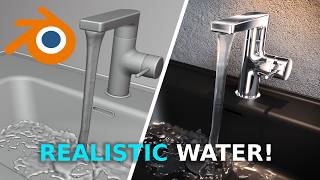 How to Make Realistic Faucet Water in Blender | Fluid Simulation Tutorial (In Hindi )