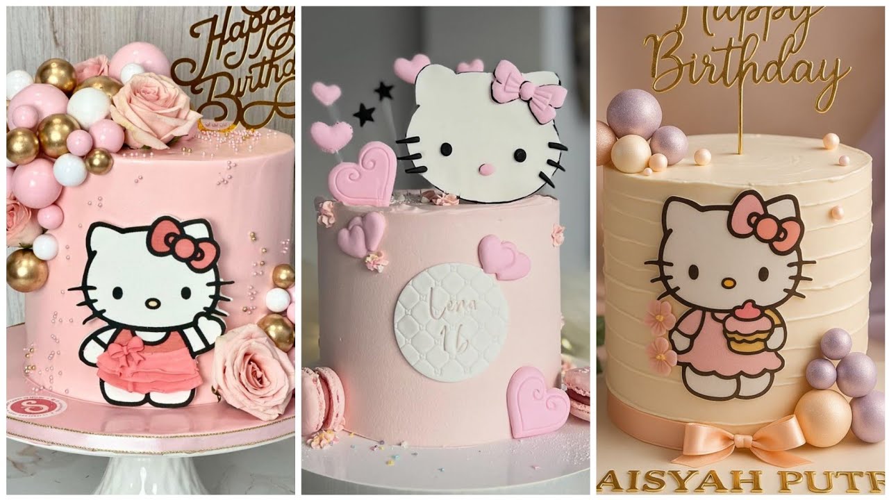 Latest Hello Kitty Cakes 2025 || Hello Kitty Theme Cake Designs || Latest Hello Kitty Cakes