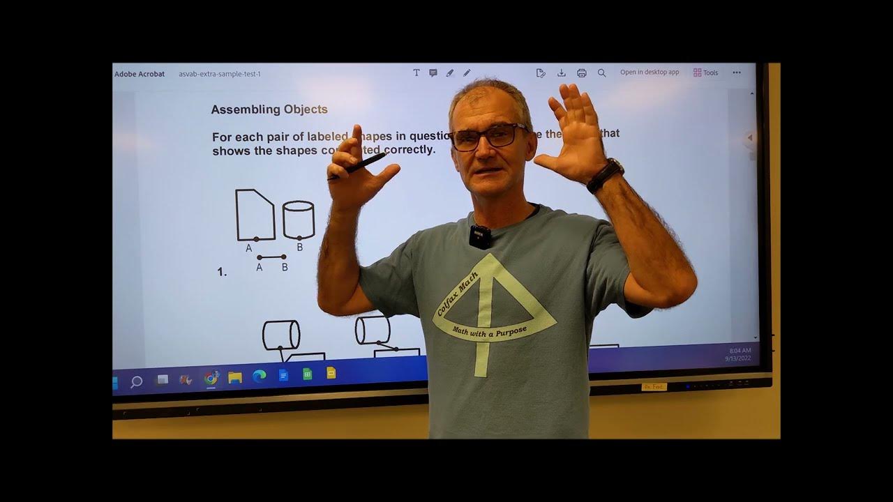 ASVAB Assembling Objects Practice Test YouTube