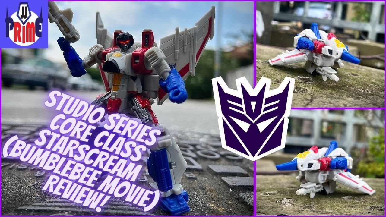 JJ Prime REVIEWS: Transformers Studio Series Core STARSCREAM (Bumblebee Movie)!