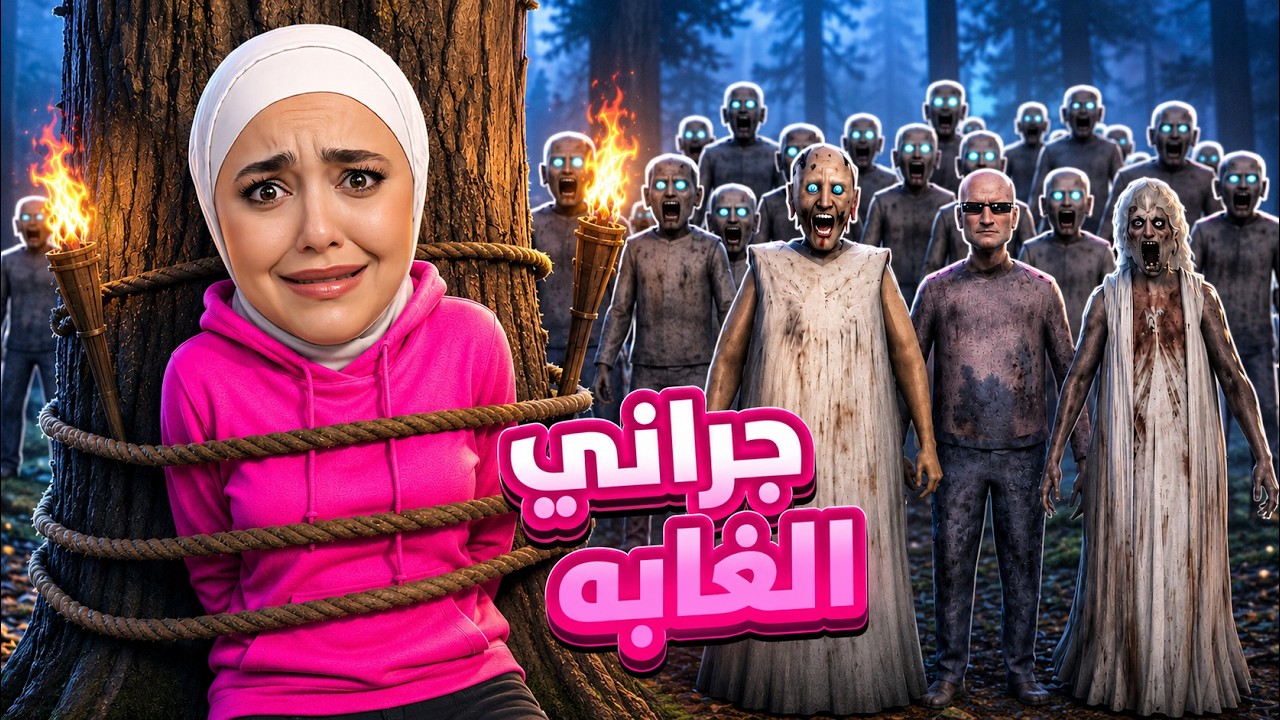 جيش جراني هجم علي بالغابه 😰 granny