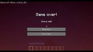 Minecraft Java Edition Alpha v1.0.16_01/_02