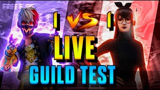 GUILD TEST 1V1 😁🔥||50 LEVEL+||#shortsfeed#avigaming#freefiremax