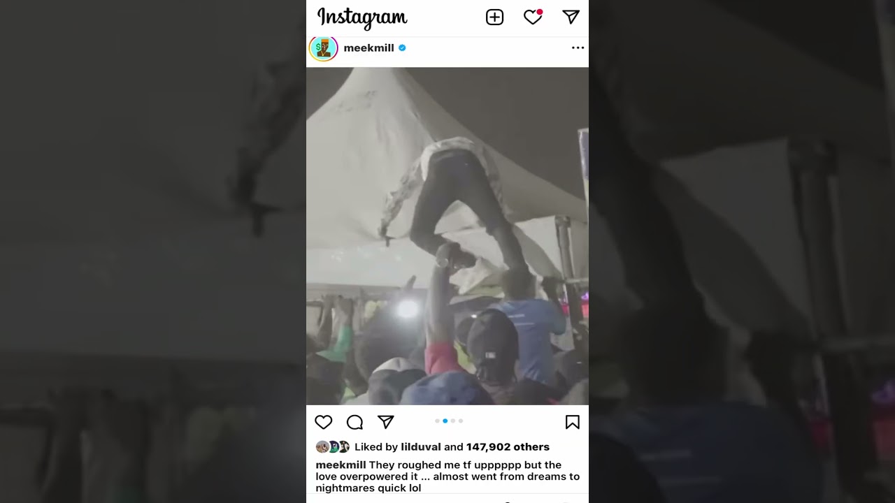 MEEK MILL FIGHTS FOR HIS LIFE GHANA CONCERT