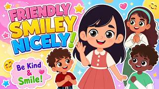 FRIENDLY, SMILEY, NICELY! 😊💛 Kind Words, Happy Hearts & Islamic Cartoons for Kids | Abu & Zay