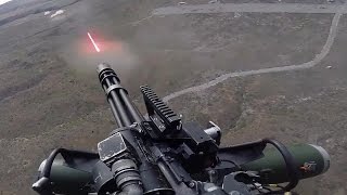 UH-1Y Venom: Marines Firing The Powerful GAU-21 Machine Gun & M134 Minigun