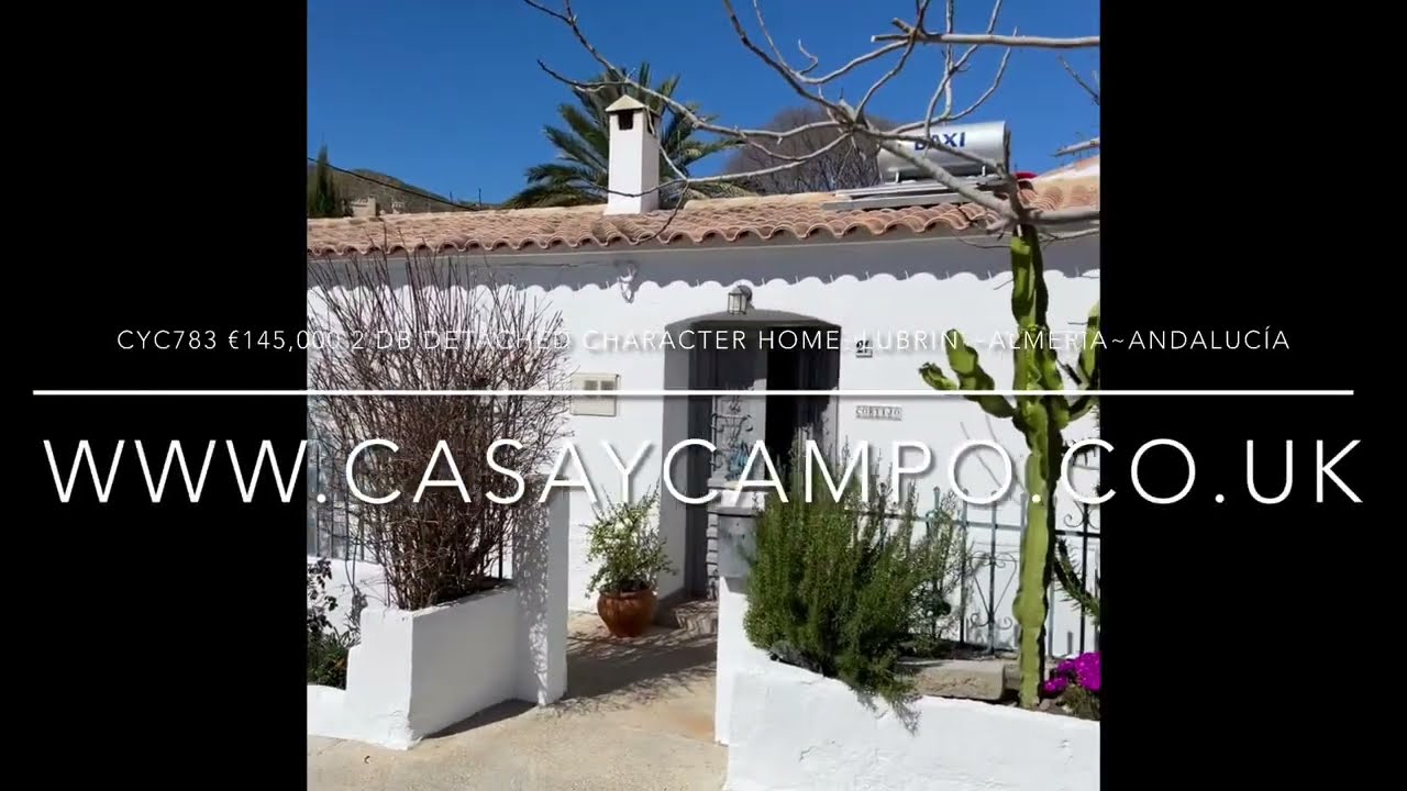 CYC783 €139,000 Renovated 2 🛏️ 2 🚿Detached Cottage in Lubrín Hamlet, a unique opportunity!