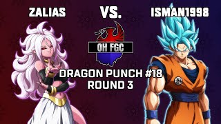 Zalias vs. Isman1998 - DPO #18 | Dragon Ball FighterZ Round 3