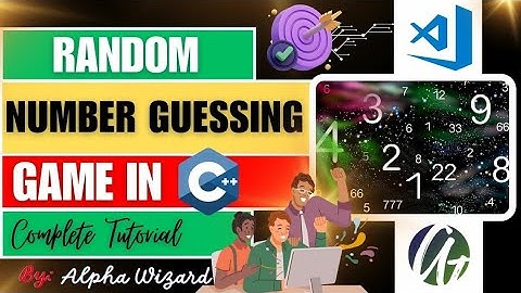 How to create a random number guessing game in c++ @alphawizard #randomnumber #c++ #c  #coding