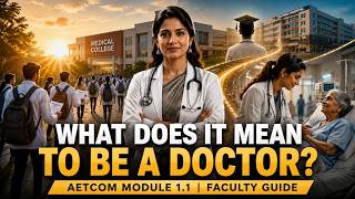 AETCOM Module 1.1: What Does It Mean to Be a Doctor | Complete Faculty Guide | NMC CBME